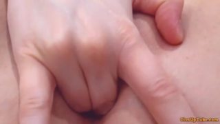 Closeup finger fucking my pussy