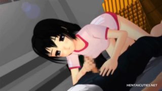 Nice anime porn female gives SUCK OFF and gets stiff poked