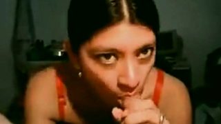 Desi woman knows deepthroat sucking