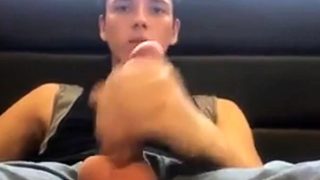 Sweet Boy Wank His Dick