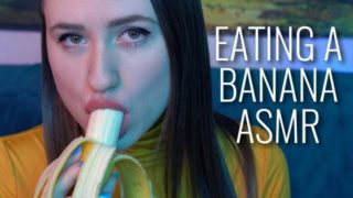 EATING A BANANA ASMR