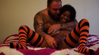 Black Slut Gets Fucked By White Daddy Dom