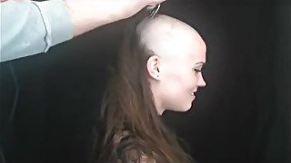 Long hair headshave