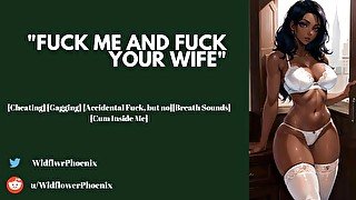 FUCK ME AND FUCK YOUR WIFE -ASMR AUDIO ROLEPLAY