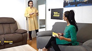 Gorgeous Indian girl is getting a facial from the perv