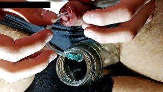 Urethra bladder insertion tube pee homemade