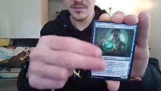 Opening a Pack of Trading Cards