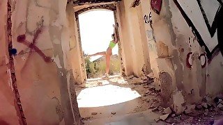 Walk in an abandoned house