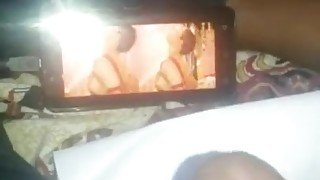 masturbating my cock with actress kajal