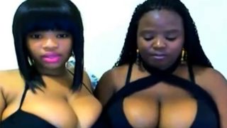 Ebony webcam: Kelly & Kity