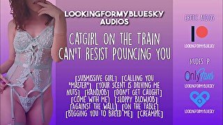 ASMR  Catgirl On the Train NEEDS You to Breed Her!!