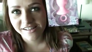 immature angel acquires anal toy in previous to her BFs hard schlong goes in