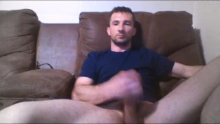 masturbating on the couch, cumshot