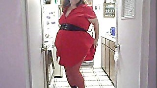 Red dress part 2 Join my Fan club and you will see these and many more videos of me