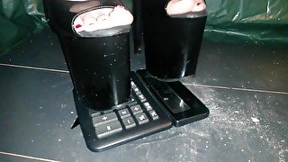 Lady L crush with extreme high heels calculator.