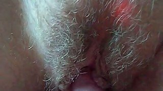 Hairy pussy gets reamed by her bf's large cock