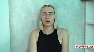 Beauty agony. Filming my orgasm on camera. orgasm face