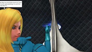 Samus Meets A Fan 2 (Futa NTR)