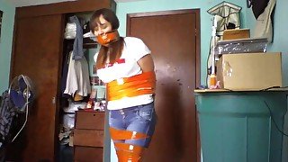 Another Mexican Girl Wrap Gagged 19