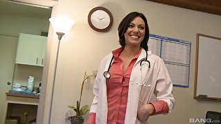 Attractive doctor Juelz Ventura gets her first ever big black dick