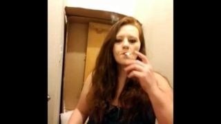 Beautiful red head Smoking part 2 smoking fetish 