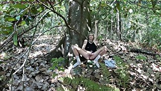 Young Guy Deep in the Woods