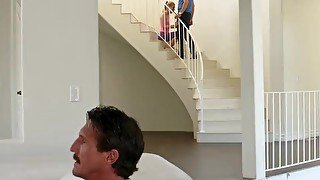 FamilyStrokes - Blonde Horny Housewife Fucks Stepson