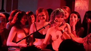 Girls At Soko Concert Show Their Tits On Stage