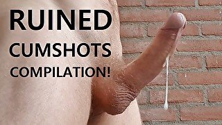 🍆💦💦RUINED CUMSHOTS COMPILATION🍆💦💦 Loud Moaning Ruined Cumshots With Slow Motion Replay!