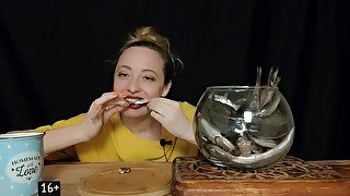 СОБЛАЗНЮ И РАССЛАБЛЮ: хамса   asmr  mukbang  먹방