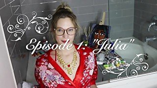 Paint Hub: Episode 1: Julia – Roxanna Redfoot paints a portrait topless in the tub!