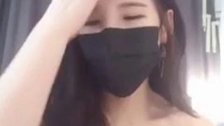 Korean black masked bj