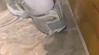 Goddess Dee Feet Stuck (Socks Peeled)