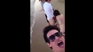 blowjob at beach party