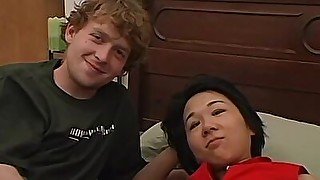 Cumming On Her Hairy Pussy - Tammy Park &amp; Roger