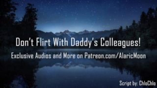 Don't Flirt With Daddy's Colleagues! [Erotic Audio for Women] [DDLG]