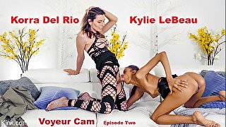 Korra Del Rio & Kylie Le Beau in Cam Pt. 2: Kylie Le Beau Sucks And Fucks Roommate Korra Del Rio - KINK