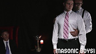 MasonicBoys Suited Step daddies fuck muscle apprentice