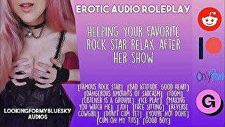 ASMR - Helping Your Favorite Rock Star Relax After Her Show