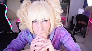 Sloppy Blowjob Blonde Pitykitty Cosplayer