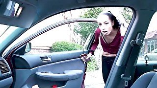 BlackValleyGirls - Hot Teen Blows Rideshare Driver