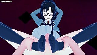 Hentai POV Feet Shimoneta Ayame Kajou