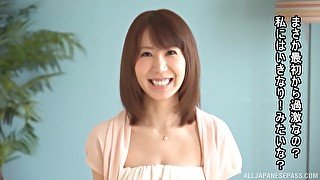 Homemade POV video of a dude fucking his Japanese GF Chibana Meisa