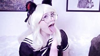 Neko School Girl Wants Your Milk Custom Video