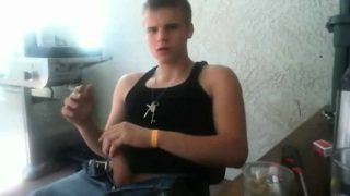 Hot Stud Smoking and Wanking