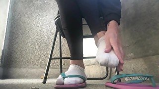 Pink Flip Flops With White Socks Shoeplay Preview