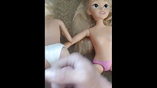 My size Barbie Threesome