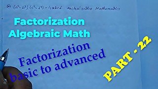 Factorization Math Slove by Bikash Edu Care Episode 22