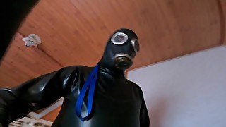 Latex Hazmatsuit bondage