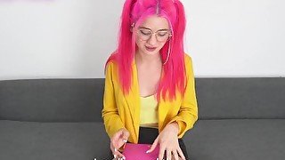 My slutty student psychoanalyzes my cock ( Virtual Sex) - Emma Fiore